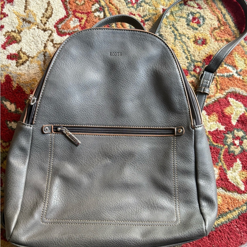 Roots Charcoal  Backpack